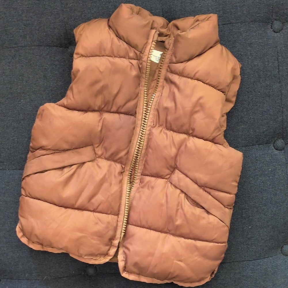 Brown Puffer Vest